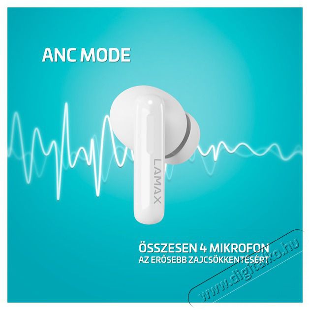 LAMAX Clips1 Plus True Wireless Bluetooth feh&eacute;r f&uuml;lhallgat&oacute; Audio-Video / Hifi / Multim&eacute;dia - F&uuml;l &eacute;s Fejhallgat&oacute;k - F&uuml;lhallgat&oacute; - 500472
