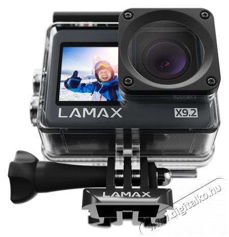 LAMAX X9.2 4K 60 fps akci&oacute;kamera F&eacute;nyk&eacute;pezőg&eacute;p / kamera - Sport kamera - 4K felbont&aacute;s&uacute; - 500490