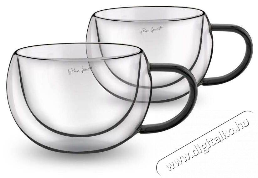 Lamart Thermo poh&aacute;r LT9114 VASO k&eacute;szlet Cappuccino 270 ml 2 db fekete Konyhai term&eacute;kek - K&aacute;v&eacute;főző / k&aacute;v&eacute;&ouml;rlő / kieg&eacute;sz&iacute;tő - K&aacute;v&eacute;s poh&aacute;r / cs&eacute;sze - 503736