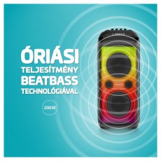 LAMAX PartyKing1 Max 200W Party hangfal Audio-Video / Hifi / Multim&eacute;dia - Hordozhat&oacute;, vezet&eacute;k n&eacute;lk&uuml;li / bluetooth hangsug&aacute;rz&oacute; - Hordozhat&oacute;, vezet&eacute;k n&eacute;lk&uuml;li / bluetooth hangsug&aacute;rz&oacute; - 507353