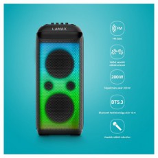 LAMAX PartyKing1 Max 200W Party hangfal Audio-Video / Hifi / Multim&eacute;dia - Hordozhat&oacute;, vezet&eacute;k n&eacute;lk&uuml;li / bluetooth hangsug&aacute;rz&oacute; - Hordozhat&oacute;, vezet&eacute;k n&eacute;lk&uuml;li / bluetooth hangsug&aacute;rz&oacute; - 507353