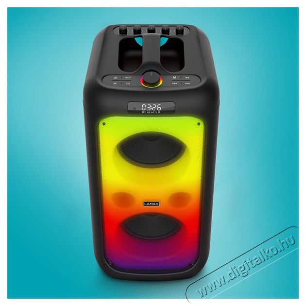 LAMAX PartyKing1 Plus 100W Party hangfal Audio-Video / Hifi / Multim&eacute;dia - Hordozhat&oacute;, vezet&eacute;k n&eacute;lk&uuml;li / bluetooth hangsug&aacute;rz&oacute; - Hordozhat&oacute;, vezet&eacute;k n&eacute;lk&uuml;li / bluetooth hangsug&aacute;rz&oacute; - 507352