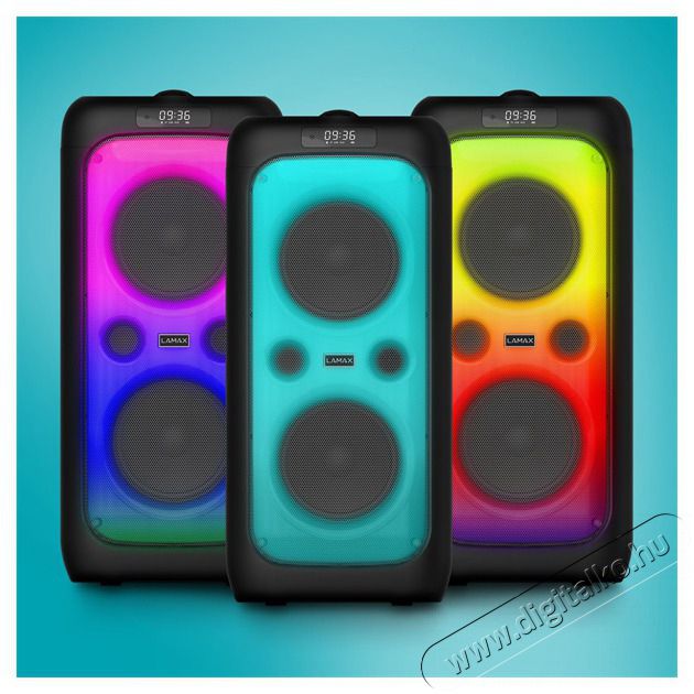 LAMAX PartyKing1 Plus 100W Party hangfal Audio-Video / Hifi / Multim&eacute;dia - Hordozhat&oacute;, vezet&eacute;k n&eacute;lk&uuml;li / bluetooth hangsug&aacute;rz&oacute; - Hordozhat&oacute;, vezet&eacute;k n&eacute;lk&uuml;li / bluetooth hangsug&aacute;rz&oacute; - 507352
