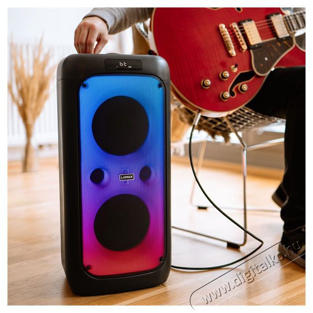 LAMAX PartyKing1 Plus 100W Party hangfal Audio-Video / Hifi / Multim&eacute;dia - Hordozhat&oacute;, vezet&eacute;k n&eacute;lk&uuml;li / bluetooth hangsug&aacute;rz&oacute; - Hordozhat&oacute;, vezet&eacute;k n&eacute;lk&uuml;li / bluetooth hangsug&aacute;rz&oacute; - 507352