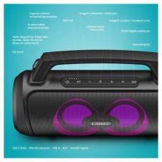 LAMAX PartyGo1 Play hordozhat&oacute; Bluetooth party hangsz&oacute;r&oacute; Audio-Video / Hifi / Multim&eacute;dia - Hordozhat&oacute;, vezet&eacute;k n&eacute;lk&uuml;li / bluetooth hangsug&aacute;rz&oacute; - Hordozhat&oacute;, vezet&eacute;k n&eacute;lk&uuml;li / bluetooth hangsug&aacute;rz&oacute; - 508349