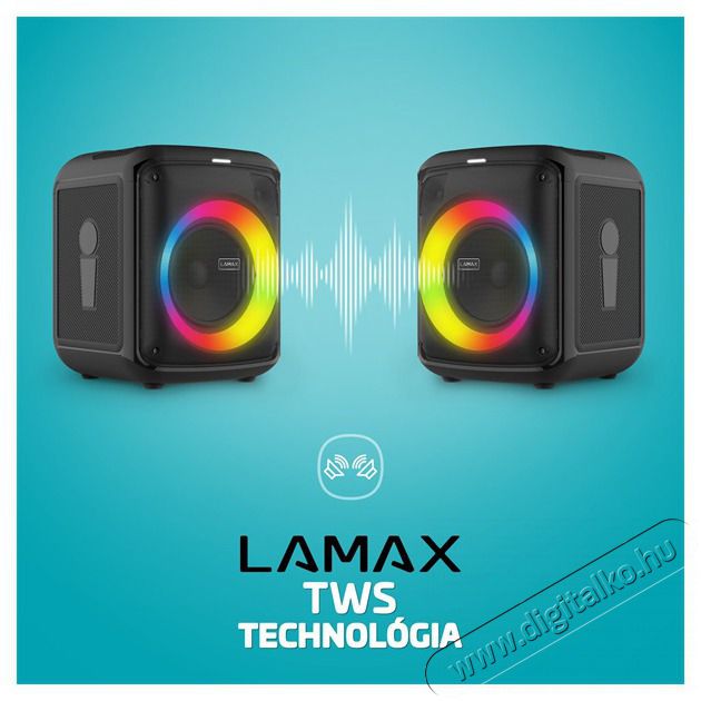 LAMAX PartyKing1 Play 80W Party hangfal Audio-Video / Hifi / Multim&eacute;dia - Hordozhat&oacute;, vezet&eacute;k n&eacute;lk&uuml;li / bluetooth hangsug&aacute;rz&oacute; - Hordozhat&oacute;, vezet&eacute;k n&eacute;lk&uuml;li / bluetooth hangsug&aacute;rz&oacute; - 507959