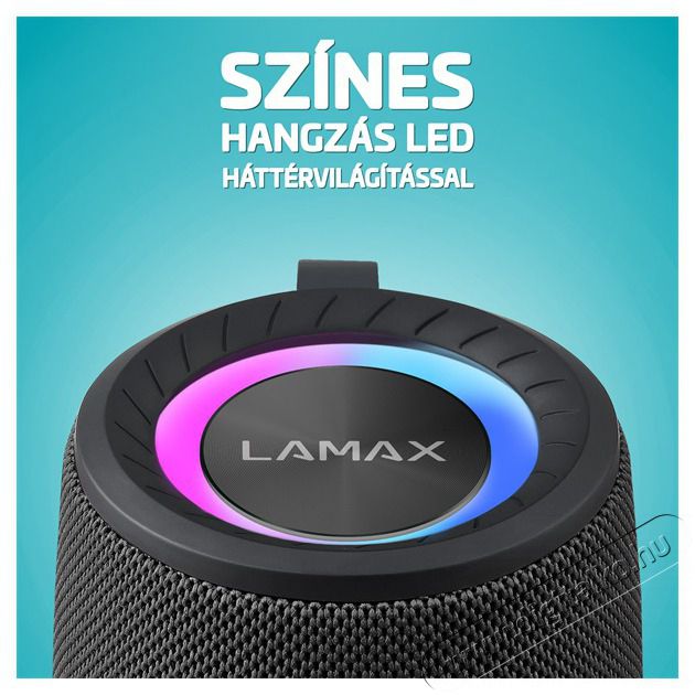 LAMAX Waver1 20W Bluetooth hangsz&oacute;r&oacute; Audio-Video / Hifi / Multim&eacute;dia - Hordozhat&oacute;, vezet&eacute;k n&eacute;lk&uuml;li / bluetooth hangsug&aacute;rz&oacute; - Hordozhat&oacute;, vezet&eacute;k n&eacute;lk&uuml;li / bluetooth hangsug&aacute;rz&oacute; - 508298