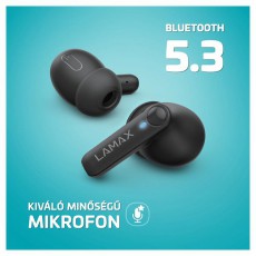 LAMAX Clips1 Play True Wireless Bluetooth fekete f&uuml;lhallgat&oacute; Audio-Video / Hifi / Multim&eacute;dia - F&uuml;l &eacute;s Fejhallgat&oacute;k - F&uuml;lhallgat&oacute; - 508862