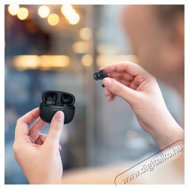 LAMAX Clips1 Play True Wireless Bluetooth fekete f&uuml;lhallgat&oacute; Audio-Video / Hifi / Multim&eacute;dia - F&uuml;l &eacute;s Fejhallgat&oacute;k - F&uuml;lhallgat&oacute; - 508862
