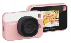 LAMAX PixelKid1 Pink Full HD 8MP rózsazsín gyerek fényképezőgép és kamera Fényképezőgép / kamera - Kompakt fényképezőgép - Gyerek fényképezőgép - 508785