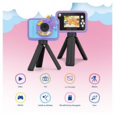 LAMAX PixelKid1 Pink Full HD 8MP r&oacute;zsazs&iacute;n gyerek f&eacute;nyk&eacute;pezőg&eacute;p &eacute;s kamera F&eacute;nyk&eacute;pezőg&eacute;p / kamera - Kompakt f&eacute;nyk&eacute;pezőg&eacute;p - Gyerek f&eacute;nyk&eacute;pezőg&eacute;p - 508785