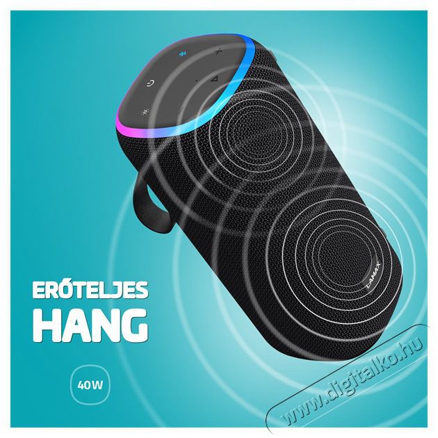LAMAX StarCube1 40W Bluetooth hangsz&oacute;r&oacute; Audio-Video / Hifi / Multim&eacute;dia - Hordozhat&oacute;, vezet&eacute;k n&eacute;lk&uuml;li / bluetooth hangsug&aacute;rz&oacute; - Hordozhat&oacute;, vezet&eacute;k n&eacute;lk&uuml;li / bluetooth hangsug&aacute;rz&oacute; - 508784