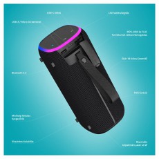 LAMAX StarCube1 40W Bluetooth hangsz&oacute;r&oacute; Audio-Video / Hifi / Multim&eacute;dia - Hordozhat&oacute;, vezet&eacute;k n&eacute;lk&uuml;li / bluetooth hangsug&aacute;rz&oacute; - Hordozhat&oacute;, vezet&eacute;k n&eacute;lk&uuml;li / bluetooth hangsug&aacute;rz&oacute; - 508784