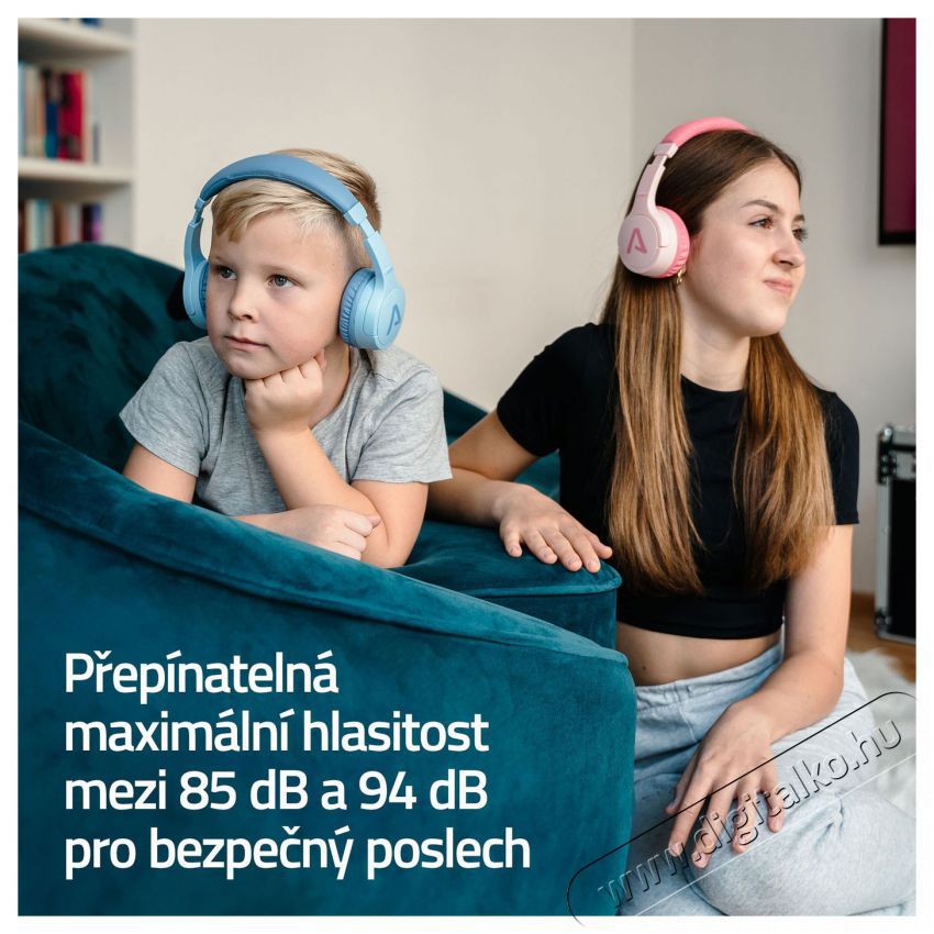 LAMAX BaseKid1 pink Audio-Video / Hifi / Multim&eacute;dia - F&uuml;l &eacute;s Fejhallgat&oacute;k - Fejhallgat&oacute; mikrofonnal / headset - 518868