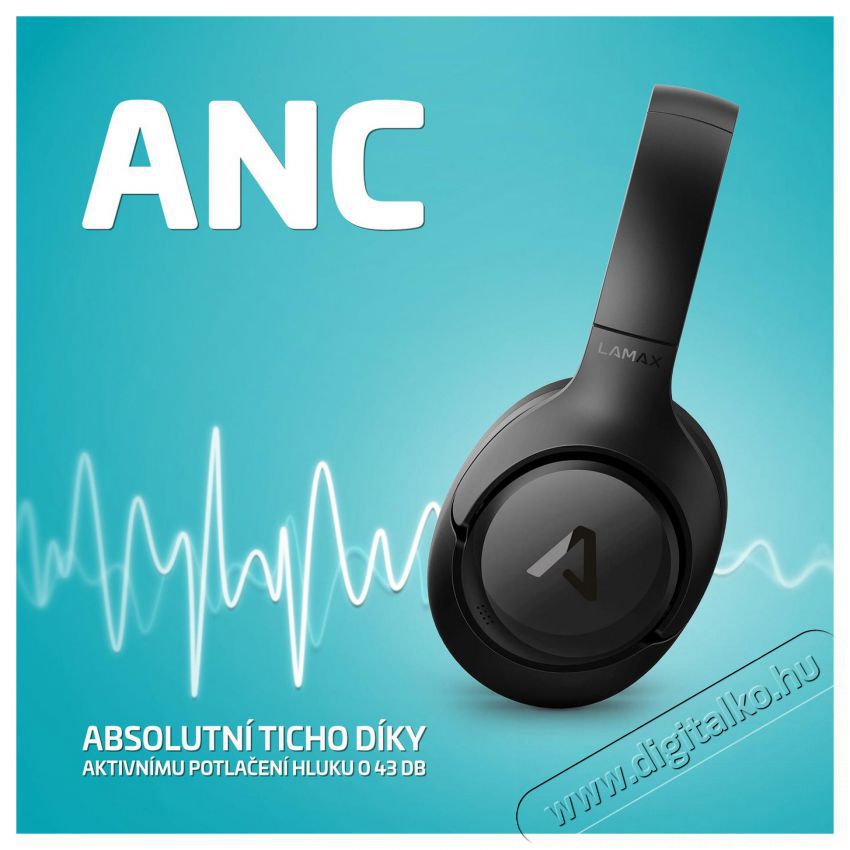 LAMAX BeatComfort1 ANC Audio-Video / Hifi / Multim&eacute;dia - F&uuml;l &eacute;s Fejhallgat&oacute;k - Fejhallgat&oacute; - 518869