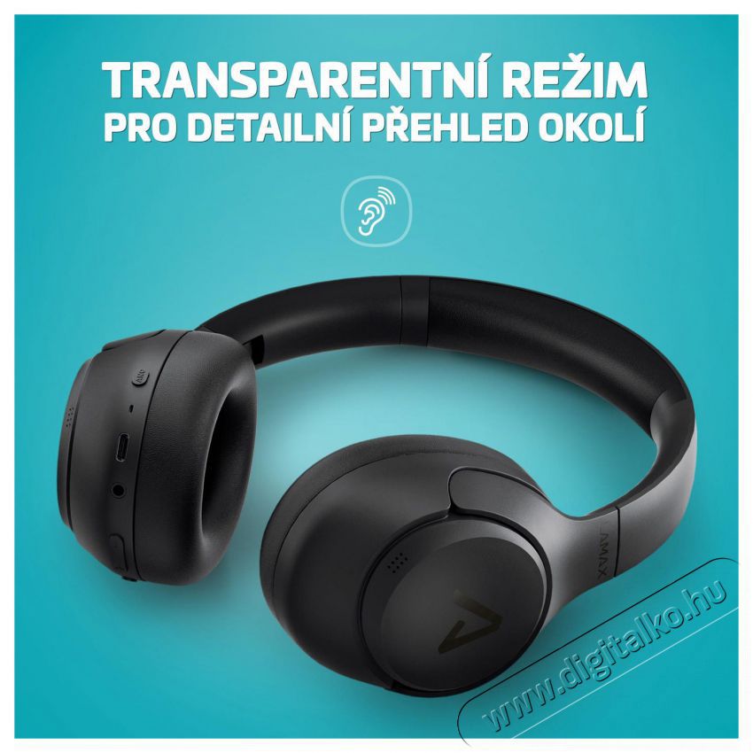 LAMAX BeatComfort1 ANC Audio-Video / Hifi / Multim&eacute;dia - F&uuml;l &eacute;s Fejhallgat&oacute;k - Fejhallgat&oacute; - 518869