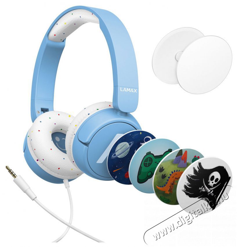 LAMAX SoundKid1 blue Audio-Video / Hifi / Multim&eacute;dia - F&uuml;l &eacute;s Fejhallgat&oacute;k - Fejhallgat&oacute; - 518873