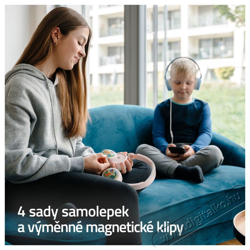 LAMAX SoundKid1 blue Audio-Video / Hifi / Multim&eacute;dia - F&uuml;l &eacute;s Fejhallgat&oacute;k - Fejhallgat&oacute; - 518873