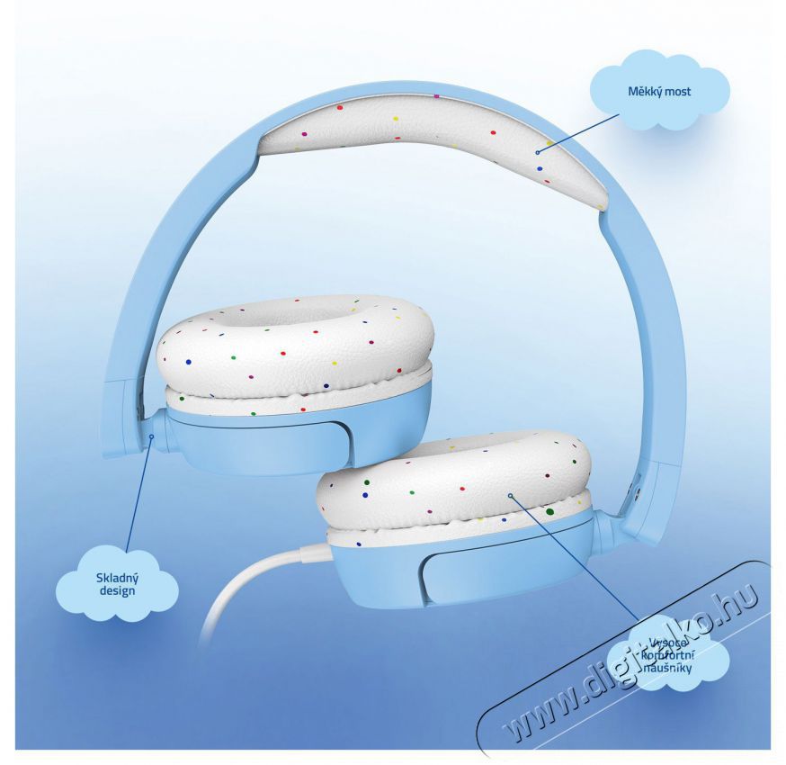LAMAX SoundKid1 blue Audio-Video / Hifi / Multim&eacute;dia - F&uuml;l &eacute;s Fejhallgat&oacute;k - Fejhallgat&oacute; - 518873