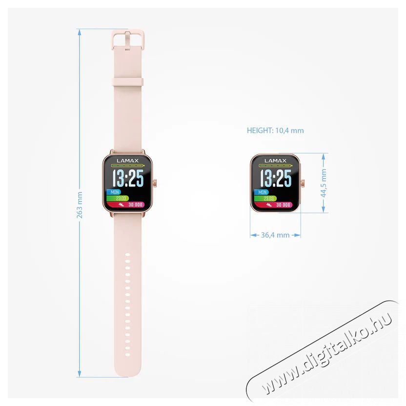 LAMAX BCool 2 Play Rose Gold Mobil / Kommunik&aacute;ci&oacute; / Smart - Okos eszk&ouml;z - Okos&oacute;ra - 522321