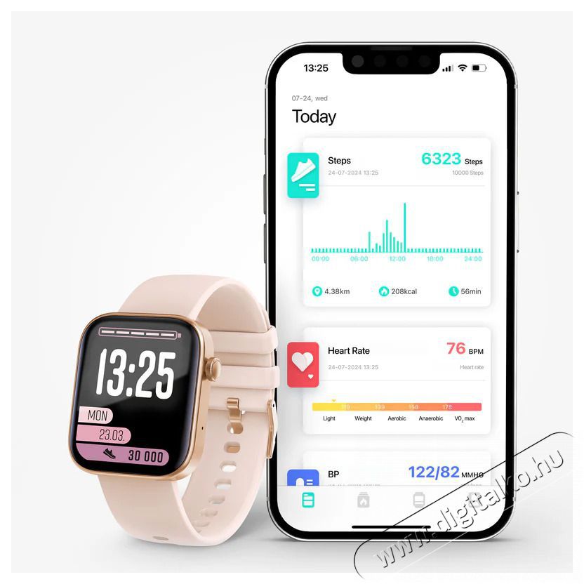 LAMAX BCool 2 Plus Rose Gold Mobil / Kommunik&aacute;ci&oacute; / Smart - Okos eszk&ouml;z - Okos&oacute;ra - 522319