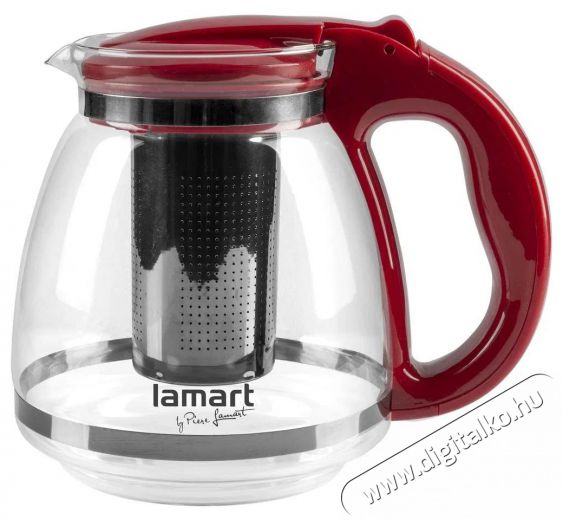 Lamart te&aacute;skanna LT7074 1,5L PIROS VERRE Konyhai term&eacute;kek - Ed&eacute;ny - Te&aacute;skanna - 525155