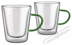 Lamart Thermo poh&aacute;r LT9118 VASO Set Tea 300 ml 2 db - z&ouml;ld Konyhai term&eacute;kek - K&aacute;v&eacute;főző / k&aacute;v&eacute;&ouml;rlő / kieg&eacute;sz&iacute;tő - K&aacute;v&eacute;s poh&aacute;r / cs&eacute;sze - 525157