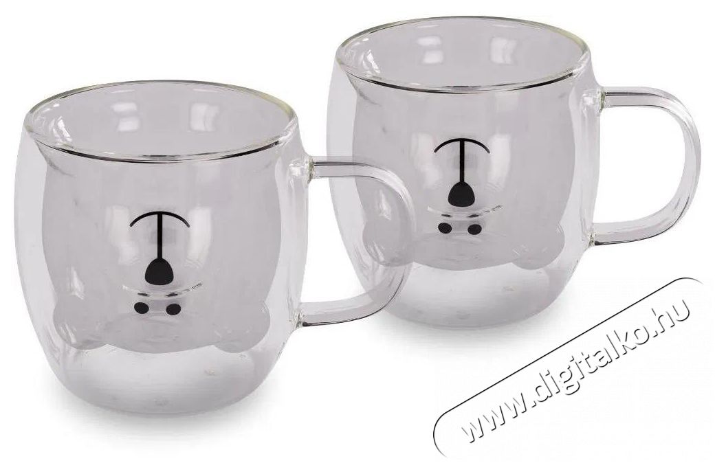 Lamart Vaso LT9125 szett 2, bear 250 ml, 2 darab, &aacute;tl&aacute;tsz&oacute; poh&aacute;r Konyhai term&eacute;kek - K&aacute;v&eacute;főző / k&aacute;v&eacute;&ouml;rlő / kieg&eacute;sz&iacute;tő - K&aacute;v&eacute;s poh&aacute;r / cs&eacute;sze - 525159