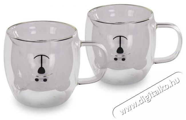 Lamart Vaso LT9125 szett 2, bear 250 ml, 2 darab, &aacute;tl&aacute;tsz&oacute; poh&aacute;r Konyhai term&eacute;kek - K&aacute;v&eacute;főző / k&aacute;v&eacute;&ouml;rlő / kieg&eacute;sz&iacute;tő - K&aacute;v&eacute;s poh&aacute;r / cs&eacute;sze - 525159