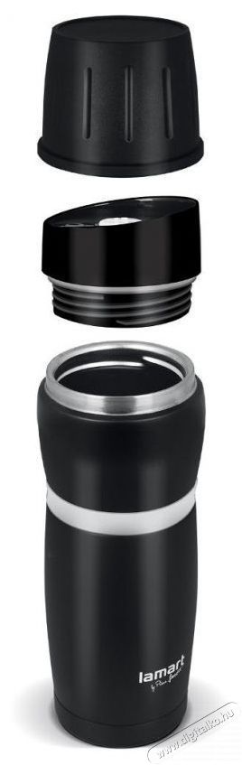 Lamart CUP LT4052 termosz 480ml, fekete-feh&eacute;r Konyhai term&eacute;kek - Ed&eacute;ny - Termosz - 528752