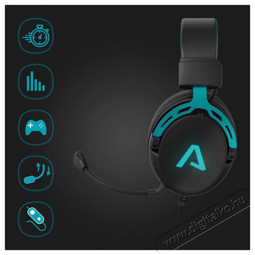 LAMAX Heroes Defender1 fejhallgat&oacute; Audio-Video / Hifi / Multim&eacute;dia - F&uuml;l &eacute;s Fejhallgat&oacute;k - Fejhallgat&oacute; mikrofonnal / headset - 525164