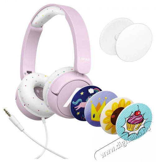 LAMAX SoundKid1 pink Audio-Video / Hifi / Multim&eacute;dia - F&uuml;l &eacute;s Fejhallgat&oacute;k - Fejhallgat&oacute; mikrofonnal / headset - 525166