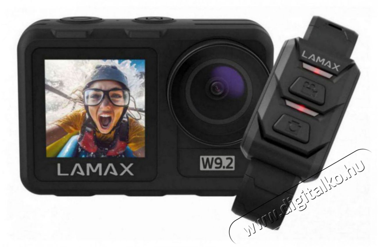 LAMAX W9.2 F&eacute;nyk&eacute;pezőg&eacute;p / kamera - Sport kamera - 4K felbont&aacute;s&uacute; - 519920