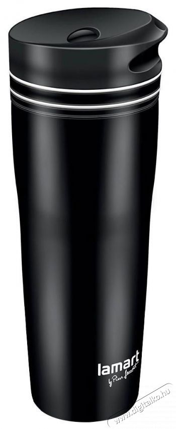 Lamart MANQ LT4049 termob&ouml;gre 360ml, fekete-feh&eacute;r H&aacute;ztart&aacute;s / Otthon / K&uuml;lt&eacute;r - Okos otthon - Termoszt&aacute;t - 525153