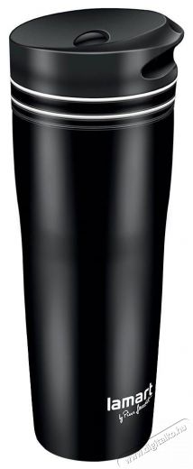 Lamart MANQ LT4049 termob&ouml;gre 360ml, fekete-feh&eacute;r H&aacute;ztart&aacute;s / Otthon / K&uuml;lt&eacute;r - Okos otthon - Termoszt&aacute;t - 525153