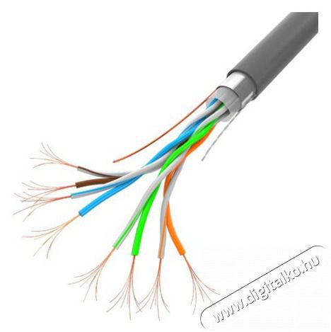 LANBERG LCF5-11CC-0305-S 305m Cat5e FTP sz&uuml;rke &aacute;rny&eacute;kolt r&eacute;z bevonat&uacute; alum&iacute;nium patch k&aacute;bel Iroda &eacute;s sz&aacute;m&iacute;t&aacute;stechnika - Sz&aacute;m&iacute;t&oacute;g&eacute;p tartoz&eacute;k - H&aacute;l&oacute;zati k&aacute;bel - 456617