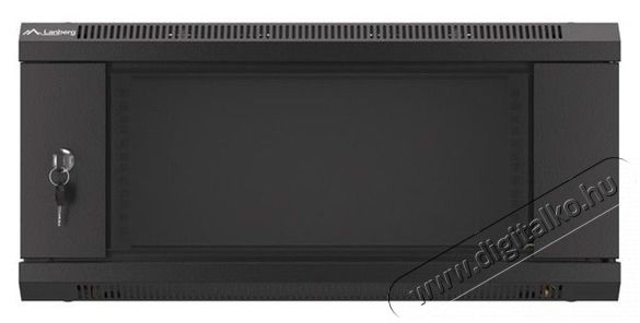 LANBERG WF01-6404-10B 19" 4U SZ&Eacute;L:600 M&Eacute;LY:450 MAG:290 lapraszerelt &uuml;vegajt&oacute;s fekete fali rack szekr&eacute;ny Iroda &eacute;s sz&aacute;m&iacute;t&aacute;stechnika - Egy&eacute;b sz&aacute;m&iacute;t&aacute;stechnikai term&eacute;k - 458780