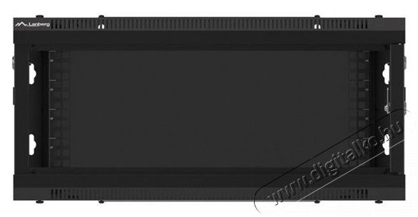 LANBERG WF01-6404-10B 19" 4U SZ&Eacute;L:600 M&Eacute;LY:450 MAG:290 lapraszerelt &uuml;vegajt&oacute;s fekete fali rack szekr&eacute;ny Iroda &eacute;s sz&aacute;m&iacute;t&aacute;stechnika - Egy&eacute;b sz&aacute;m&iacute;t&aacute;stechnikai term&eacute;k - 458780