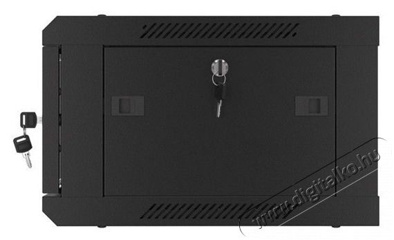LANBERG WF01-6404-10B 19" 4U SZ&Eacute;L:600 M&Eacute;LY:450 MAG:290 lapraszerelt &uuml;vegajt&oacute;s fekete fali rack szekr&eacute;ny Iroda &eacute;s sz&aacute;m&iacute;t&aacute;stechnika - Egy&eacute;b sz&aacute;m&iacute;t&aacute;stechnikai term&eacute;k - 458780