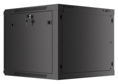 LANBERG WF01-6609-10B 19" 9U lapraszerelt &uuml;vegajt&oacute;s fekete fali rack szekr&eacute;ny Iroda &eacute;s sz&aacute;m&iacute;t&aacute;stechnika - Egy&eacute;b sz&aacute;m&iacute;t&aacute;stechnikai term&eacute;k - 458946