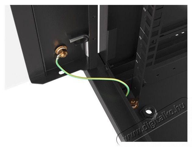 LANBERG WF01-6609-10B 19" 9U lapraszerelt &uuml;vegajt&oacute;s fekete fali rack szekr&eacute;ny Iroda &eacute;s sz&aacute;m&iacute;t&aacute;stechnika - Egy&eacute;b sz&aacute;m&iacute;t&aacute;stechnikai term&eacute;k - 458946