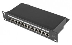 LANBERG PPF5-9012-B 10/1U 12port Cat5e FTP &aacute;rny&eacute;kolt fekete patch panel Iroda &eacute;s sz&aacute;m&iacute;t&aacute;stechnika - Egy&eacute;b sz&aacute;m&iacute;t&aacute;stechnikai term&eacute;k - 466652
