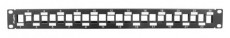 LANBERG PPKS-1224-B 19"/1U &uuml;res fekete patch panel 24 db Keystone jack fogad&aacute;s&aacute;ra, k&aacute;beltart&oacute;val - H&aacute;ztart&aacute;s / Otthon / K&uuml;lt&eacute;r - Egy&eacute;b h&aacute;ztart&aacute;si term&eacute;k - 466555