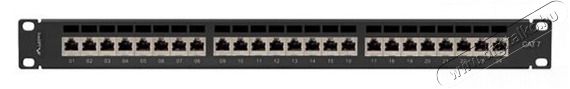 LANBERG PPS7-1024-B 19/1U 24port Cat7 FTP &aacute;rny&eacute;kolt fekete patch panel Iroda &eacute;s sz&aacute;m&iacute;t&aacute;stechnika - Egy&eacute;b sz&aacute;m&iacute;t&aacute;stechnikai term&eacute;k - 466551