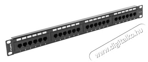 LANBERG PPU5-1024-B 19"/1U 24port Cat5e UTP &aacute;rny&eacute;kolatlan fekete patch panel H&aacute;ztart&aacute;s / Otthon / K&uuml;lt&eacute;r - Egy&eacute;b h&aacute;ztart&aacute;si term&eacute;k - 466545
