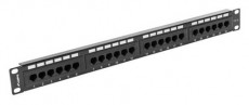 LANBERG PPU5-1024-B 19"/1U 24port Cat5e UTP &aacute;rny&eacute;kolatlan fekete patch panel H&aacute;ztart&aacute;s / Otthon / K&uuml;lt&eacute;r - Egy&eacute;b h&aacute;ztart&aacute;si term&eacute;k - 466545