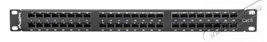 LANBERG PPU6-1048-B 19"/1U 48port Cat6 UTP &aacute;rny&eacute;kolatlan fekete patch panel H&aacute;ztart&aacute;s / Otthon / K&uuml;lt&eacute;r - Egy&eacute;b h&aacute;ztart&aacute;si term&eacute;k - 466553