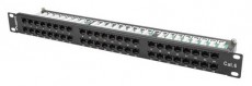 LANBERG PPU6-1048-B 19"/1U 48port Cat6 UTP &aacute;rny&eacute;kolatlan fekete patch panel H&aacute;ztart&aacute;s / Otthon / K&uuml;lt&eacute;r - Egy&eacute;b h&aacute;ztart&aacute;si term&eacute;k - 466553