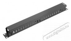 LANBERG AK-1201-B 19 1U fekete csatornás kábelvezető Fotó-Videó kiegészítők - Kábel - Egyéb kábel - 466659