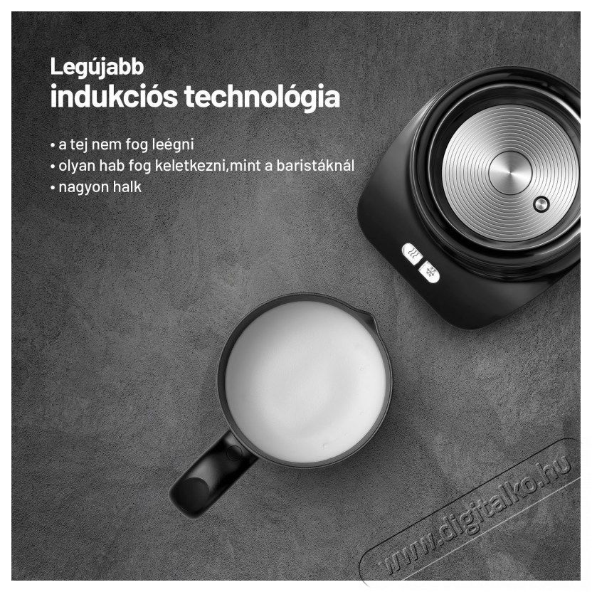 Lauben 550BC Milk Frother Frapp&eacute; k&eacute;sz&iacute;tő Konyhai term&eacute;kek - K&aacute;v&eacute;főző / k&aacute;v&eacute;&ouml;rlő / kieg&eacute;sz&iacute;tő - Tejhabos&iacute;t&oacute; - 500667